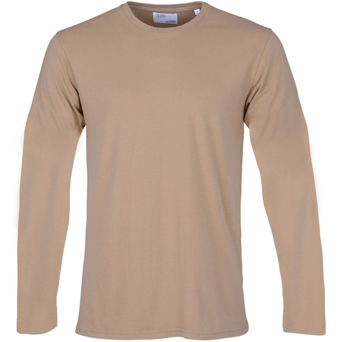 Colorful Standard T-shirt Manches Longues Classic Desert khaki