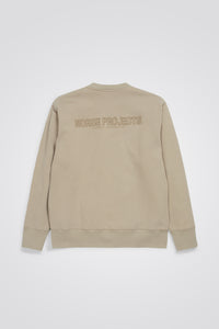 Norse Projects Sweatshirt Arne Relaxed  N Logo Sand