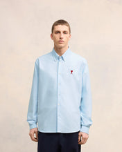 Charger l'image dans la galerie, AMI Chemise Classique Ami de Coeur Oxford Bleu Ciel