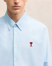 Charger l'image dans la galerie, AMI Chemise Classique Ami de Coeur Oxford Bleu Ciel