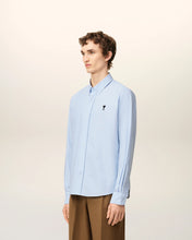 Charger l'image dans la galerie, AMI Chemise Ami de Coeur Noir Oxford Bleu Ciel