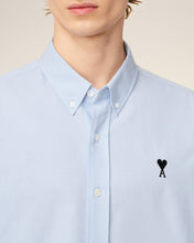 Charger l'image dans la galerie, AMI Chemise Ami de Coeur Noir Oxford Bleu Ciel