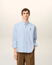 Charger l'image dans la galerie, AMI Chemise Ami de Coeur Noir Oxford Bleu Ciel