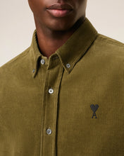 Charger l'image dans la galerie, AMI Chemise Ami de Coeur en Velours Bronze