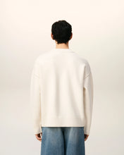 Charger l'image dans la galerie, AMI Cardigan Ami de Coeur en Laine Ecru Noir