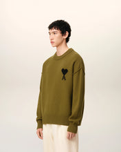 Charger l'image dans la galerie, AMI Pull Ami de Coeur en Laine Bronze Noir