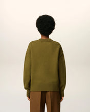 Charger l'image dans la galerie, AMI Femme Pull Ami de Coeur en Laine Bronze Noir