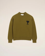 Charger l'image dans la galerie, AMI Pull Ami de Coeur en Laine Bronze Noir