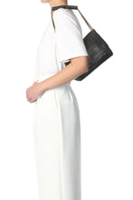 Charger l'image dans la galerie, Jerome Dreyfuss Sac Lulu M Imprimé Croco Noir