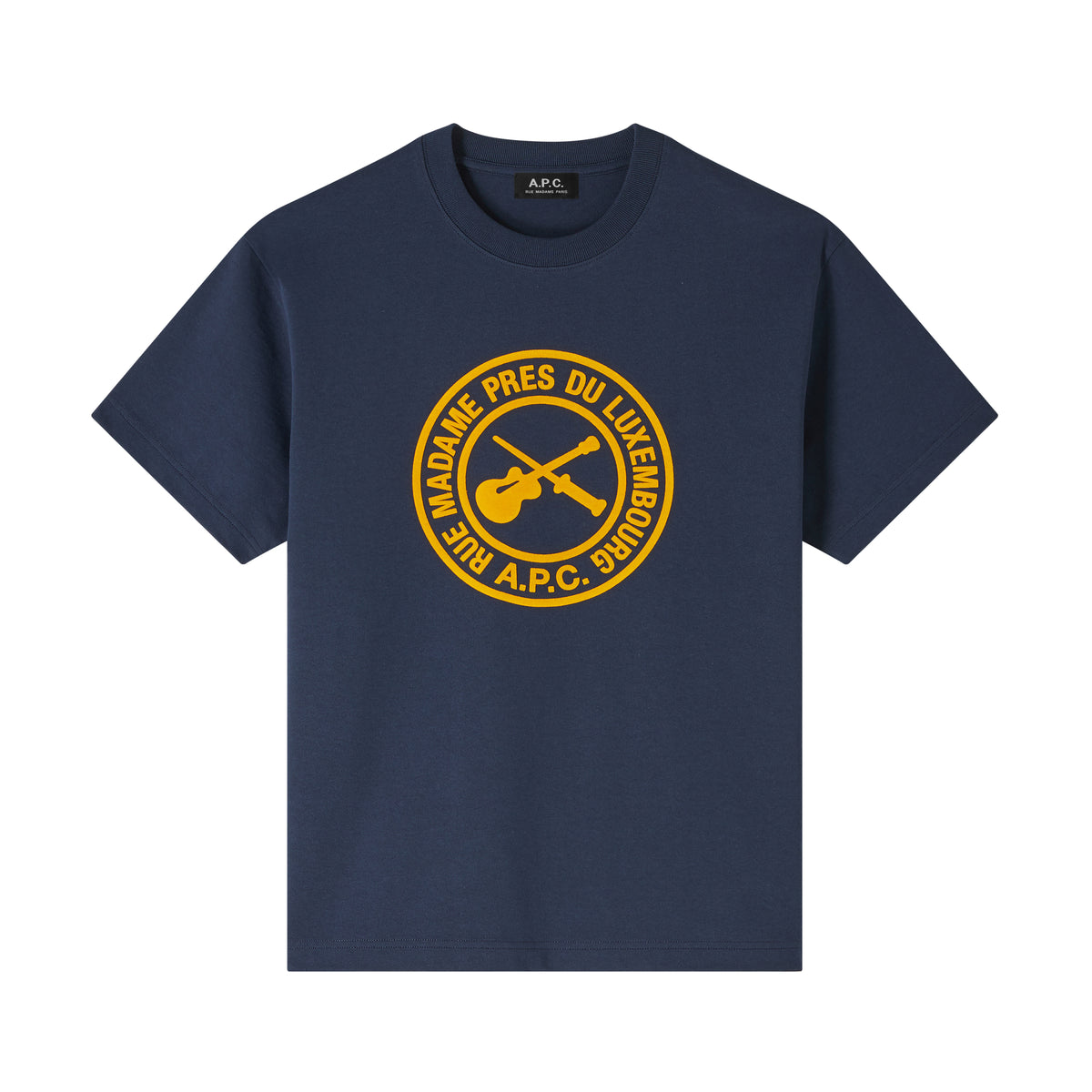 【関税込み】A.P.C. グレー Boxy Guitare Poignard Tシャツ 関税込み】A.P.C. グレー Boxy Guitare Poignard Tシャツ