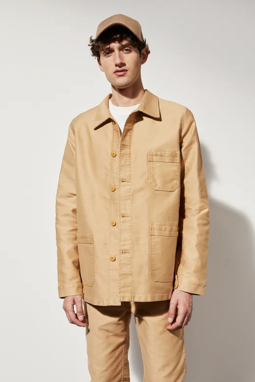 Le Mont Saint Michel Veste de Travail Moleskin Kraft – Les Archives