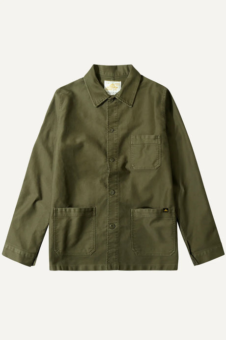 Le Mont Saint Michel Veste de Travail Moleskin Kaki