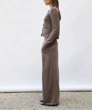Charger l&#39;image dans la galerie, Molli Pantalon Lauren en Laine Mérinos Châtaigne