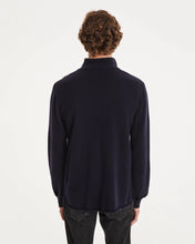Charger l&#39;image dans la galerie, Kujten Gilet Chemise Cachemire Poches poitrine Marine