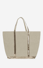 Charger l'image dans la galerie, Vanessa bruno Sac Cabas XL en Lin Sable