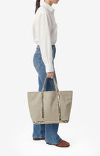 Charger l'image dans la galerie, Vanessa bruno Sac Cabas XL en Lin Sable