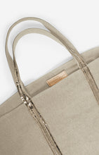 Charger l'image dans la galerie, Vanessa bruno Sac Cabas XL en Lin Sable