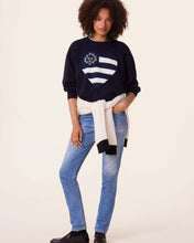 Charger l&#39;image dans la galerie, Kujten Pull Madison Coeur Cachemire Marine