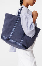 Charger l&#39;image dans la galerie, Vanessa bruno Cabas L en Lin Zip Denim
