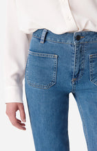 Charger l&#39;image dans la galerie, Vanessa bruno Jean Flare Dompay Indigo