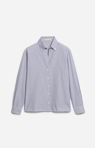 Vanessa bruno Chemise Druyat en coton Blanc Bleu