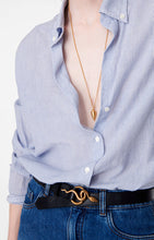 Charger l&#39;image dans la galerie, Vanessa bruno Chemise Druyat en Coton Blanc bleu