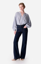 Charger l&#39;image dans la galerie, Vanessa bruno Blouse Nipoa Blanc Bleu