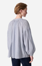 Charger l&#39;image dans la galerie, Vanessa bruno Blouse Nipoa Blanc Bleu