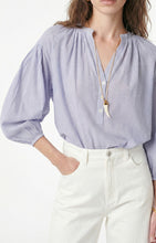 Charger l'image dans la galerie, Vanessa bruno Blouse Nipoa Blanc Bleu