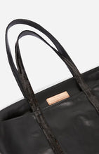 Charger l&#39;image dans la galerie, Vanessa bruno Cabas L en Cuir Zip Noir
