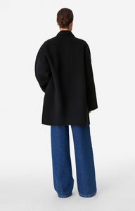 Vanessa bruno Manteau Benicio en laine Marine