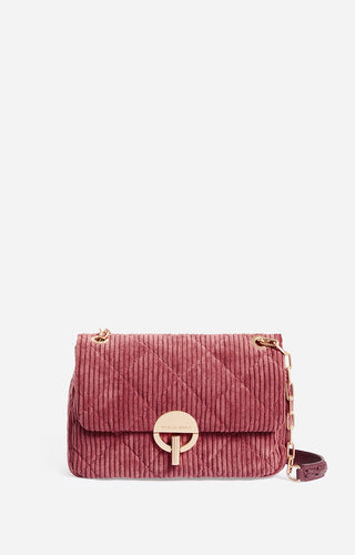 Vanessa bruno Sac Moon en Velours Bois de rose