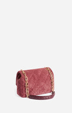 Charger l&#39;image dans la galerie, Vanessa bruno Sac Moon en Velours Bois de rose