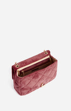Charger l&#39;image dans la galerie, Vanessa bruno Sac Moon en Velours Bois de rose