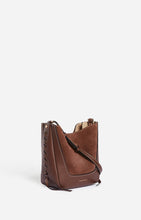Charger l&#39;image dans la galerie, Vanessa bruno Sac Seau Lou en Nubuck et Cuir Marron Glace