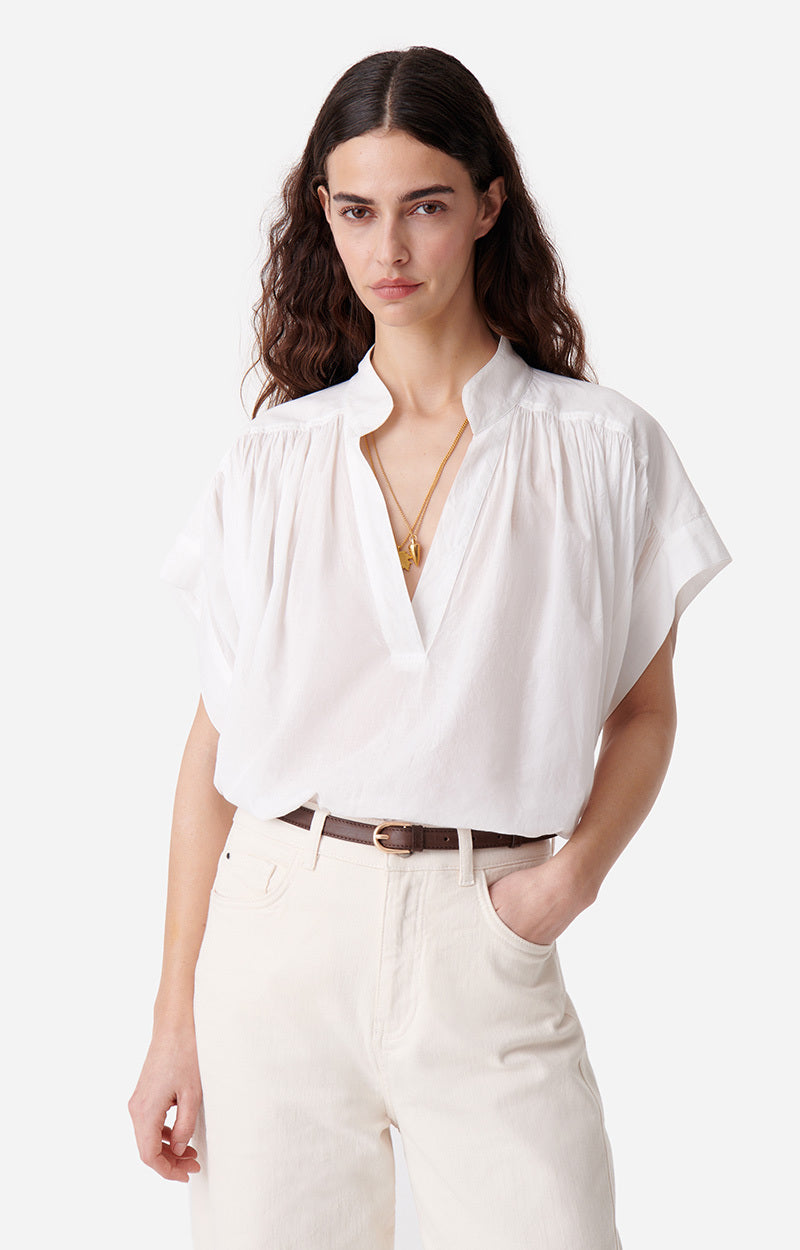 Vanessa bruno Blouse Cory en Coton Blanc