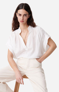 Vanessa bruno Blouse Cory en Coton Blanc