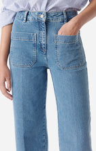 Charger l&#39;image dans la galerie, Vanessa bruno Jean Crop Helias Indigo Clair