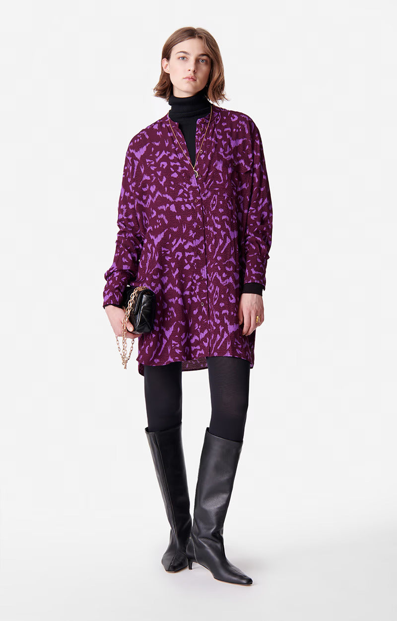 Vanessa bruno Robe Dao en Viscose Violet – Les Archives