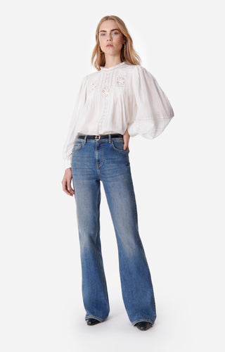 Vanessa bruno Jean Ethan Flare Taille haute Bleu