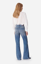 Charger l&#39;image dans la galerie, Vanessa bruno Jean Ethan Flare Taille haute Bleu