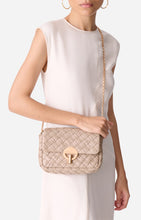 Charger l&#39;image dans la galerie, Vanessa bruno Sac Moon en Cuir Tressé Beige