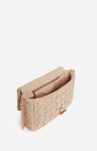 Charger l&#39;image dans la galerie, Vanessa bruno Sac Moon en Cuir Tressé Beige