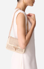 Charger l&#39;image dans la galerie, Vanessa bruno Sac Nano Moon en Cuir Tressé Beige Ivoire