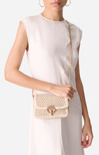 Charger l&#39;image dans la galerie, Vanessa bruno Sac Nano Moon en Cuir Tressé Beige Ivoire
