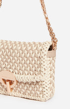 Charger l&#39;image dans la galerie, Vanessa bruno Sac Nano Moon en Cuir Tressé Beige Ivoire