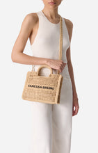 Charger l'image dans la galerie, Vanessa bruno Petit Panier en Raphia Sable Noir