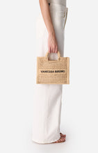Charger l'image dans la galerie, Vanessa bruno Petit Panier en Raphia Sable Noir