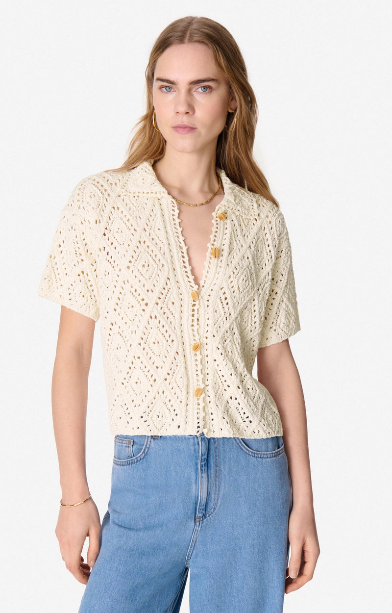 Vanessa bruno Cardigan Emarya Ecru