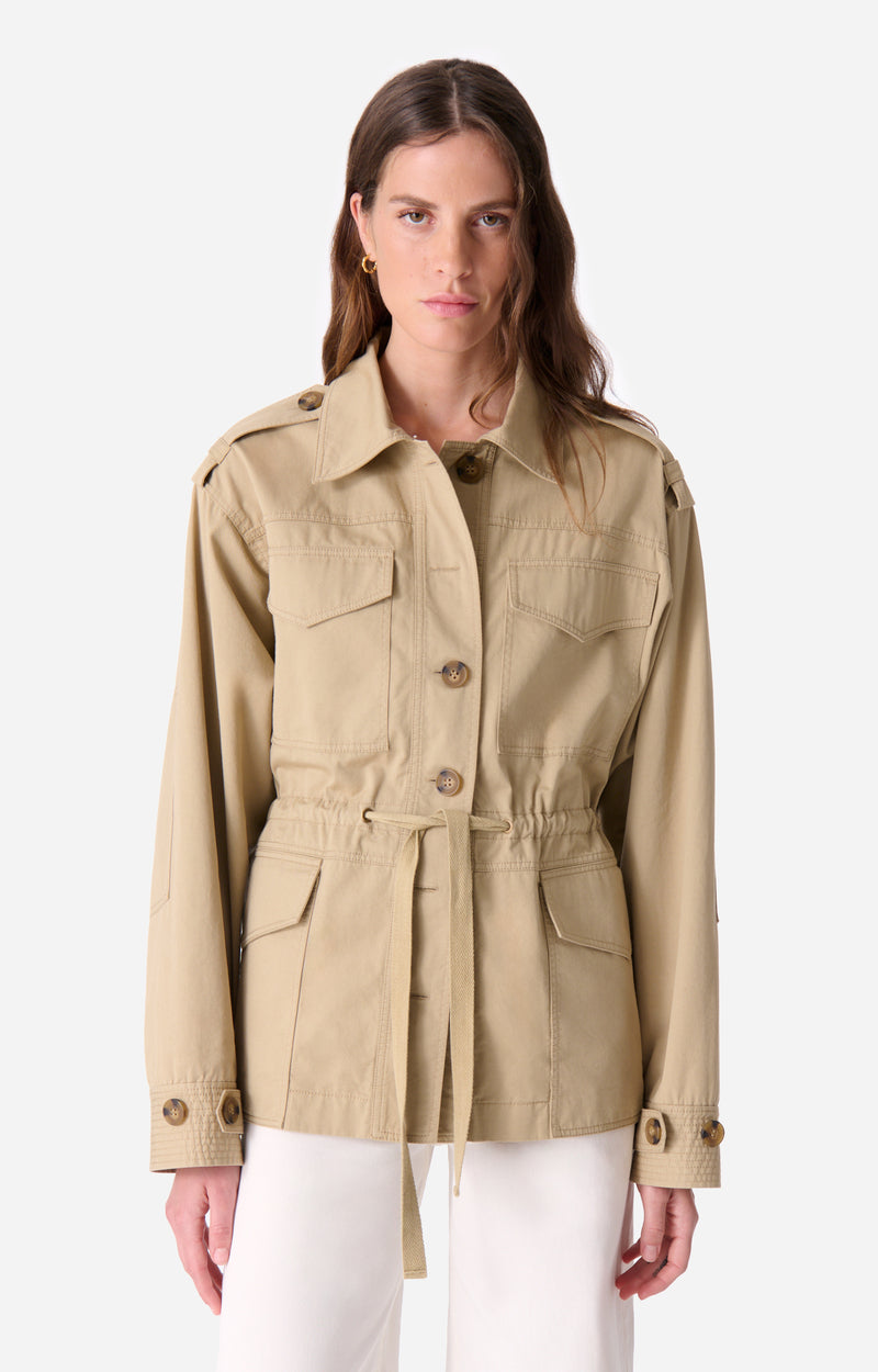 Vanessa bruno Veste Eliane Militaire